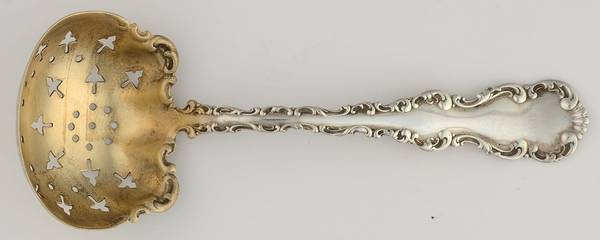 Louis XV (Sterling, 1891, Monograms) Large Sugar Sifter