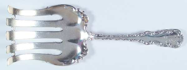 Louis XV (Sterling, 1891, Monograms) Solid Asparagus Server
