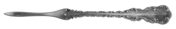 Louis XV (Sterling, 1891, Monograms) Solid Nut Pick