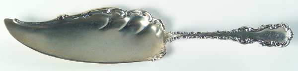Louis XV (Sterling, 1891, Monograms) Small Solid Fish Serving Knife