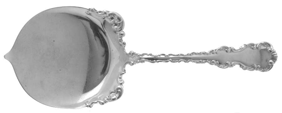 Louis XV (Sterling, 1891, Monograms) Solid Waffle Server