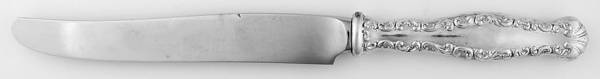 Louis XV (Sterling, 1891, Monograms) New French Hollow Knife