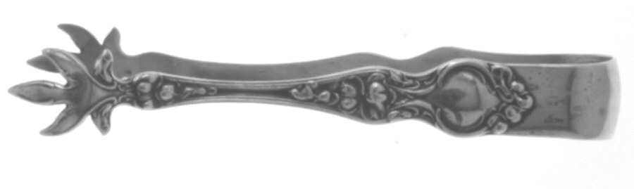 Violet (Sterling, 1904, Monograms) Large Sugar Tongs