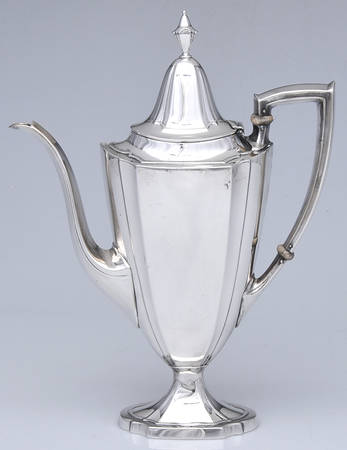 John Alden (Sterling, 1911, Hollowware) Mini Coffee Pot