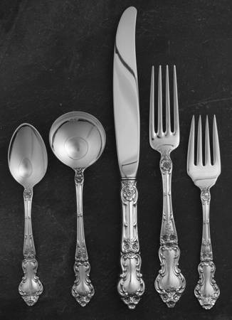 Meadow Rose (Sterling, 1907, No Monos) 5 Piece Dinner Size Setting