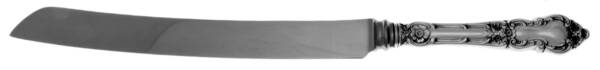 Meadow Rose (Sterling, 1907, No Monos) Cake Slicer with Stainless Blade