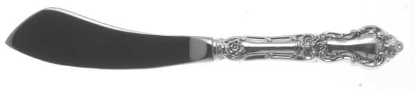 Meadow Rose (Sterling, 1907, No Monos) Hollow Handle Master Butter Knife