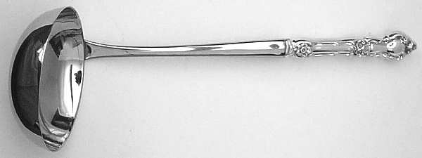 Meadow Rose (Sterling, 1907, No Monos) Soup Ladle with Stainless Bowl