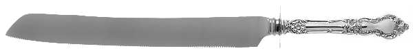 Meadow Rose (Sterling, 1907, No Monos) Cake Slicer with Stainless Blade