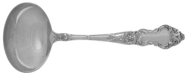 Meadow Rose (Sterling, 1907, No Monos) Solid Gravy Ladle