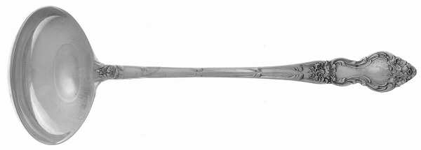 Meadow Rose (Sterling, 1907, No Monos) Ladle-Cream/Solid Piece-Small