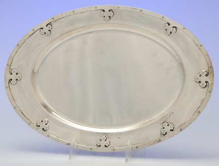 Carmel (Sterling, 1912, Hollowware) 10" Oval Serving Platter