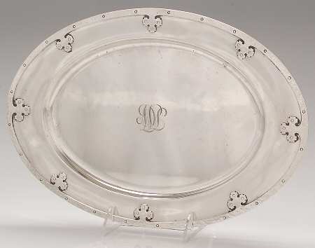 Carmel (Sterling, 1912, Hollowware) 14" Oval Serving Platter