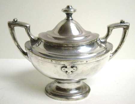 Carmel (Silverplate, Hollowware) Sugar Bowl & Lid