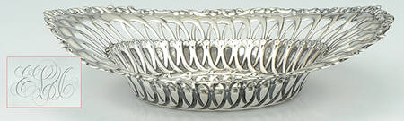 Louis XV (Sterling, 1891, Hollowware) 8" Pierced Bon Bon Bowl