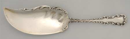 Louis XV (Sterling, 1891, Hollowware) Solid Ice Cream Serving Knife