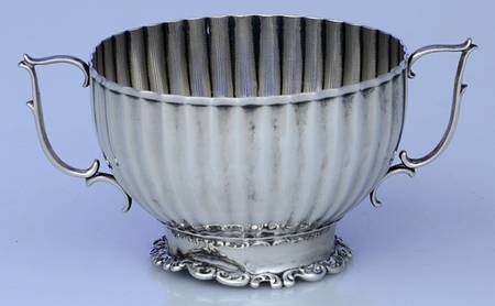 Louis XV (Sterling, 1891, Hollowware) Mini Open Sugar Bowl