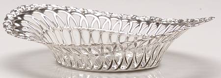 Louis XV (Sterling, 1891, Hollowware) 8" Pierced Bon Bon Bowl