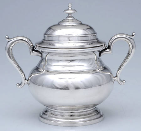 Exemplar (Sterling, S3, Hollowware) Sugar Bowl & Lid