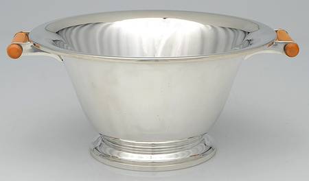 Exemplar (Sterling, S3, Hollowware) Round Covered Pedestal Vegetable No Lid