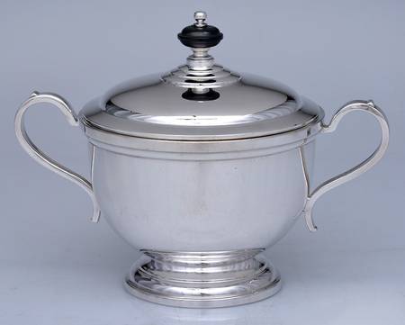 Exemplar (Sterling, S3, Hollowware) Sugar Bowl & Lid