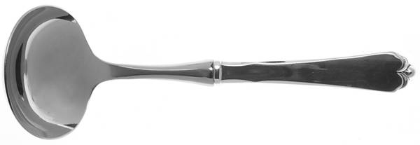 Lotus (Sterling, 1935) Hollow Handle Gravy Ladle with Stainless Bowl