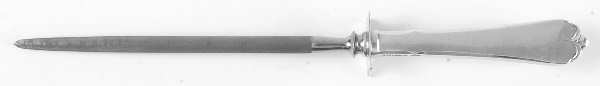 Lotus (Sterling, 1935) Large Roast Steel Rod Knife Sharpener