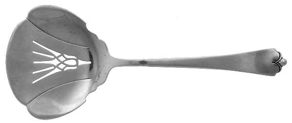 Lotus (Sterling, 1935) Tomato Server, Solid Piece