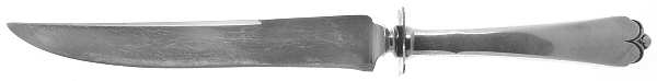 Lotus (Sterling, 1935) Small Carving Knife Stainless Blade W/Sterling Gua