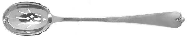 Lotus (Sterling, 1935) Pierced Bowl Short Handle Olive Spoon
