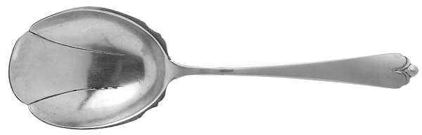 Lotus (Sterling, 1935) Small Solid Berry/Casserole Spoon