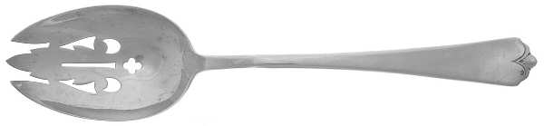 Lotus (Sterling, 1935) Pierced Tablespoon (Serving Spoon)