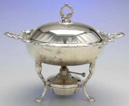 La Reine (Silverplate, Hollowware) Silverplate Chafing Dish