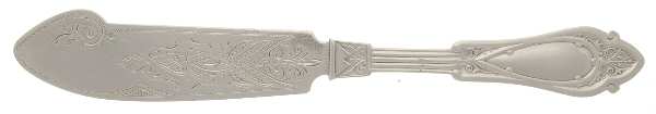Venetian (Sterling, 1875) Flat Handle Bright Cut Master Butter