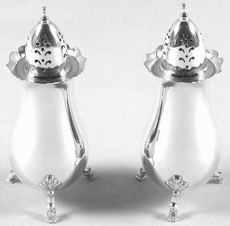 Grand Colonial (Sterling, 1942, Hollowware) Salt and Pepper Set