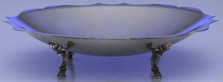 Grand Colonial (Sterling, 1942, Hollowware) Sterling Footed Bon Bon Bowl