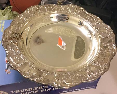 Grand Victorian (Silverplate, Hollowware) Silverplate Pie Plate