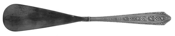 Normandie (Sterling, 1933, Hollowware) Shoe Horn with Silverplate Blade