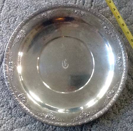 Normandie (Sterling, 1933, Hollowware) 13" Round Tray