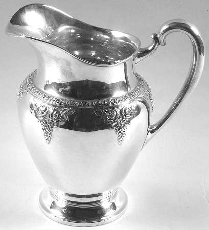 Normandie (Sterling, 1933, Hollowware) Sterling Water Pitcher