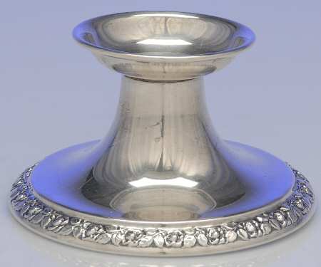 Normandie (Sterling, 1933, Hollowware) Weighted Console Candleholder