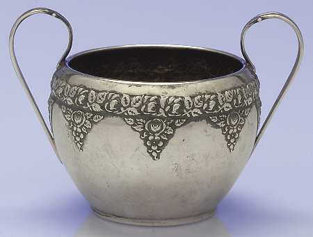 Normandie (Sterling, 1933, Hollowware) Mini Open Sugar Bowl