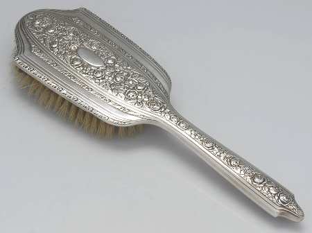 Normandie (Sterling, 1933, Hollowware) Hair Brush