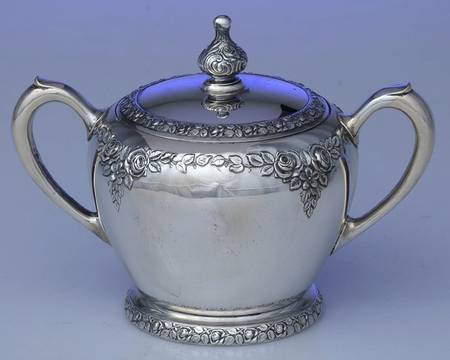 Normandie (Sterling, 1933, Hollowware) Sugar Bowl & Lid