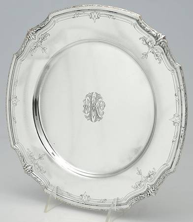 Princess Anne (Sterling, 1926, Hollowware) 10" Dinner Plate