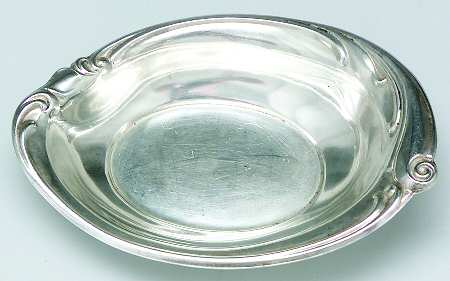 Silver Swirl (Sterling, Hollowware) Nut Dish