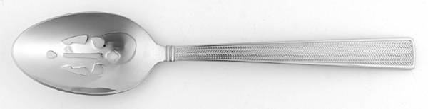 Herringbone (Stainless) Pierced Tablespoon (Serving Spoon)
