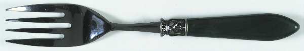 St Moritz - Green (Stainless) Large Solid Cold Meat Serving Fork