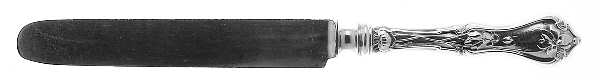 Violet (Sterling, 1905, Monograms) Blunt Hollow Knife with Bolster