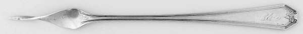Lady Baltimore (Sterling, 1910, No Monograms) One Tine Butter Pick